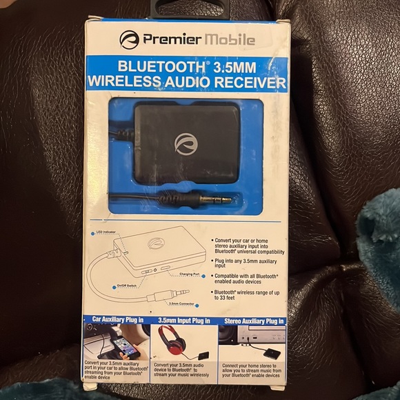 Premier mobile Bluetooth .3.5 MM wireless audio receiver - Picture 2 of 2